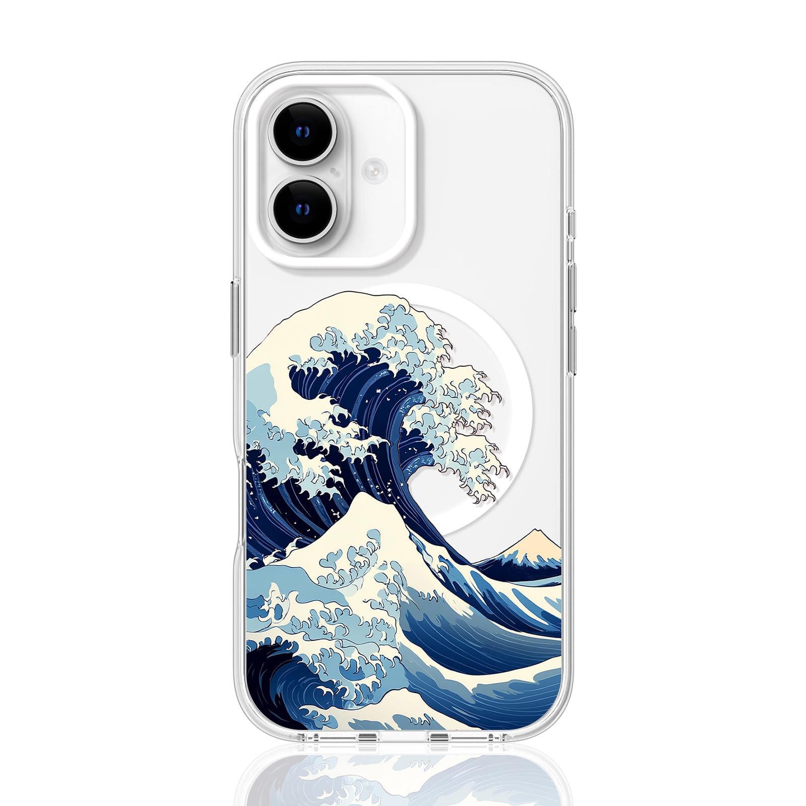 The Great Wave Japanese Phone Case Clear Magsafe